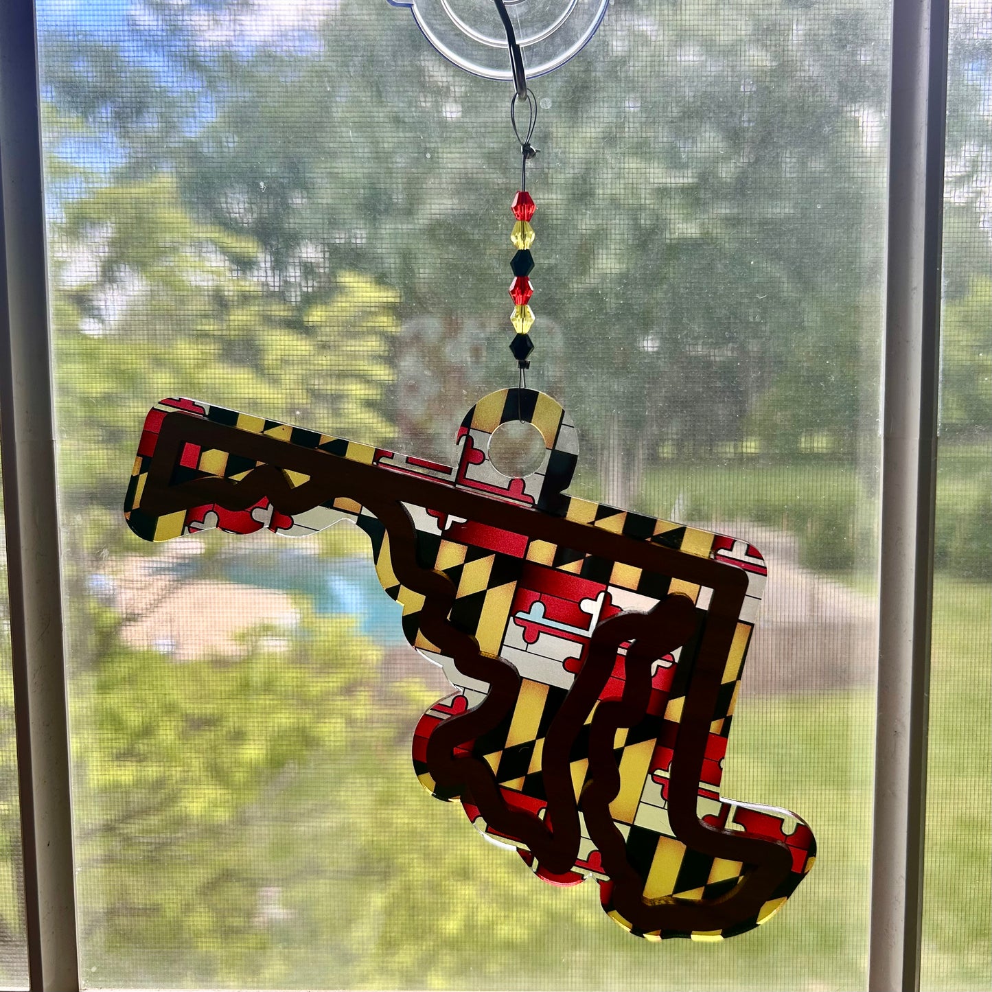 Maryland Flag Suncatcher