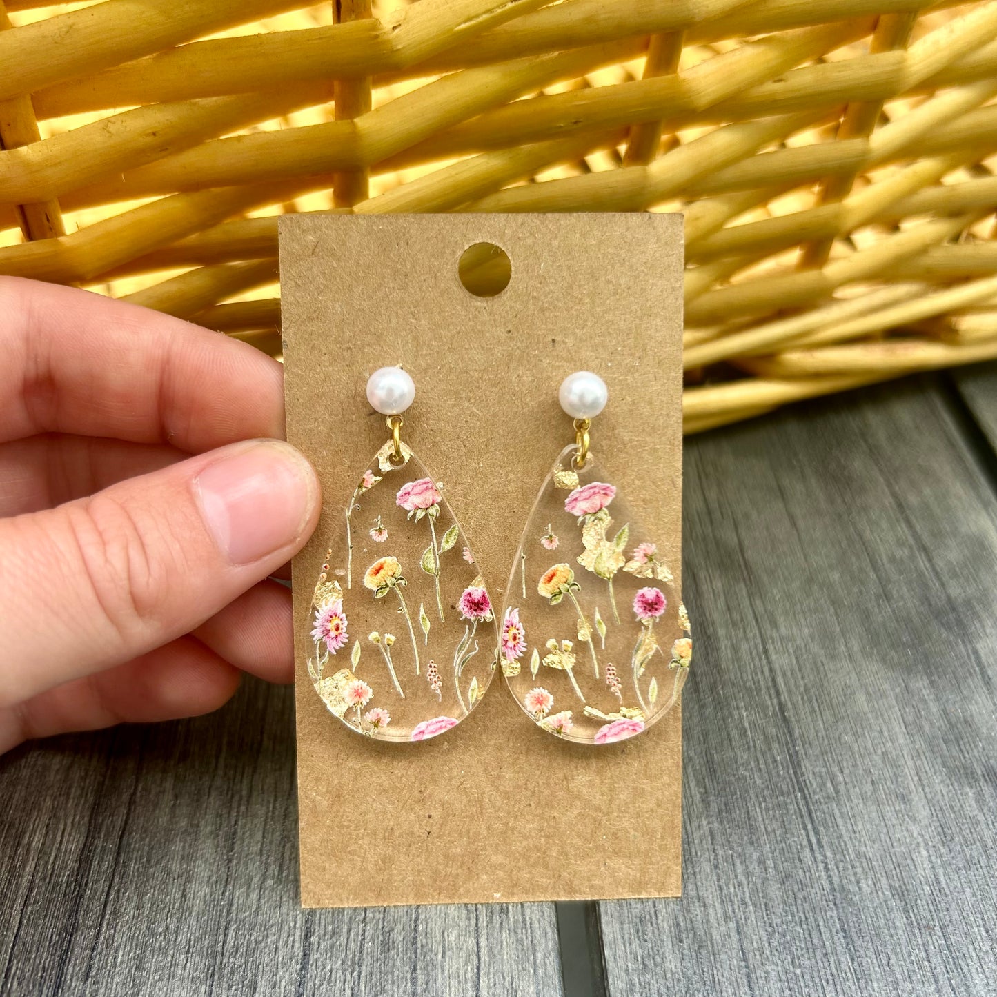 English Garden Pearl Earrings