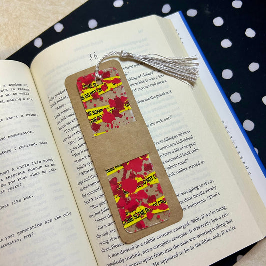 Crime Scene Bookmark