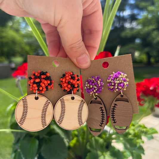 Baltimore Sports Earrings